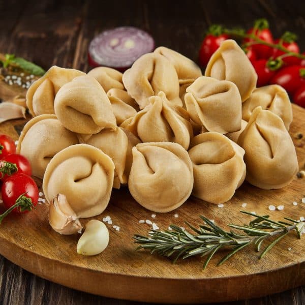 Пельмени с мясом гуся (ручная лепка)